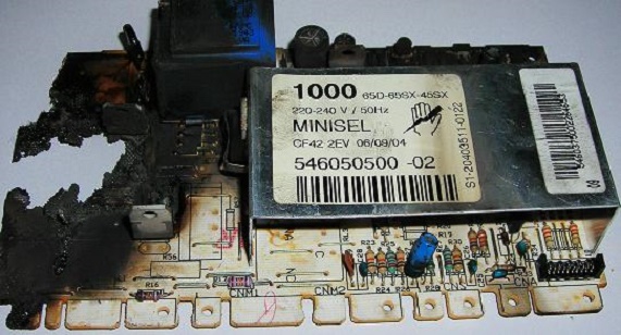 sgorel elektronniy modul stiralnoy mashiny